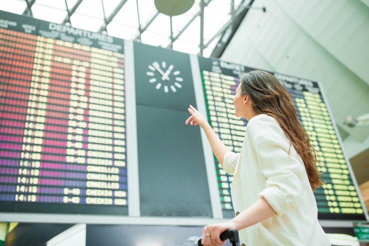 Digital Clocks in Fentress Airport